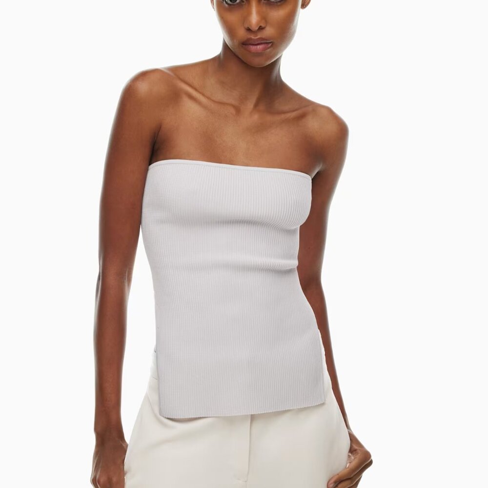 NWT Aritzia Babaton Sculpt Savvy Knit Tube Top | XXS